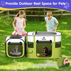 Pawaboo split enclosure configuration enables flexible layouts and odor separation.