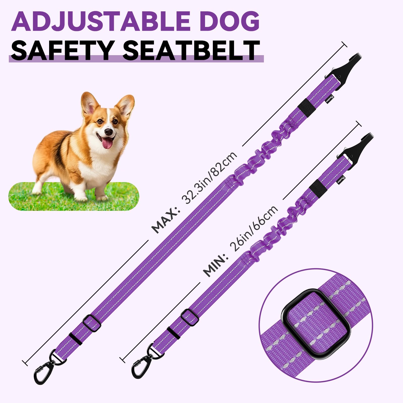 Pawaboo two-fixation design offers flexible mounting options.