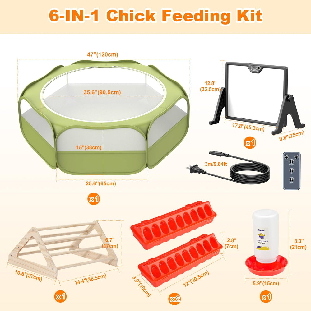 Pawaboo waterproof pet enclosure keeps chicks dry and contained