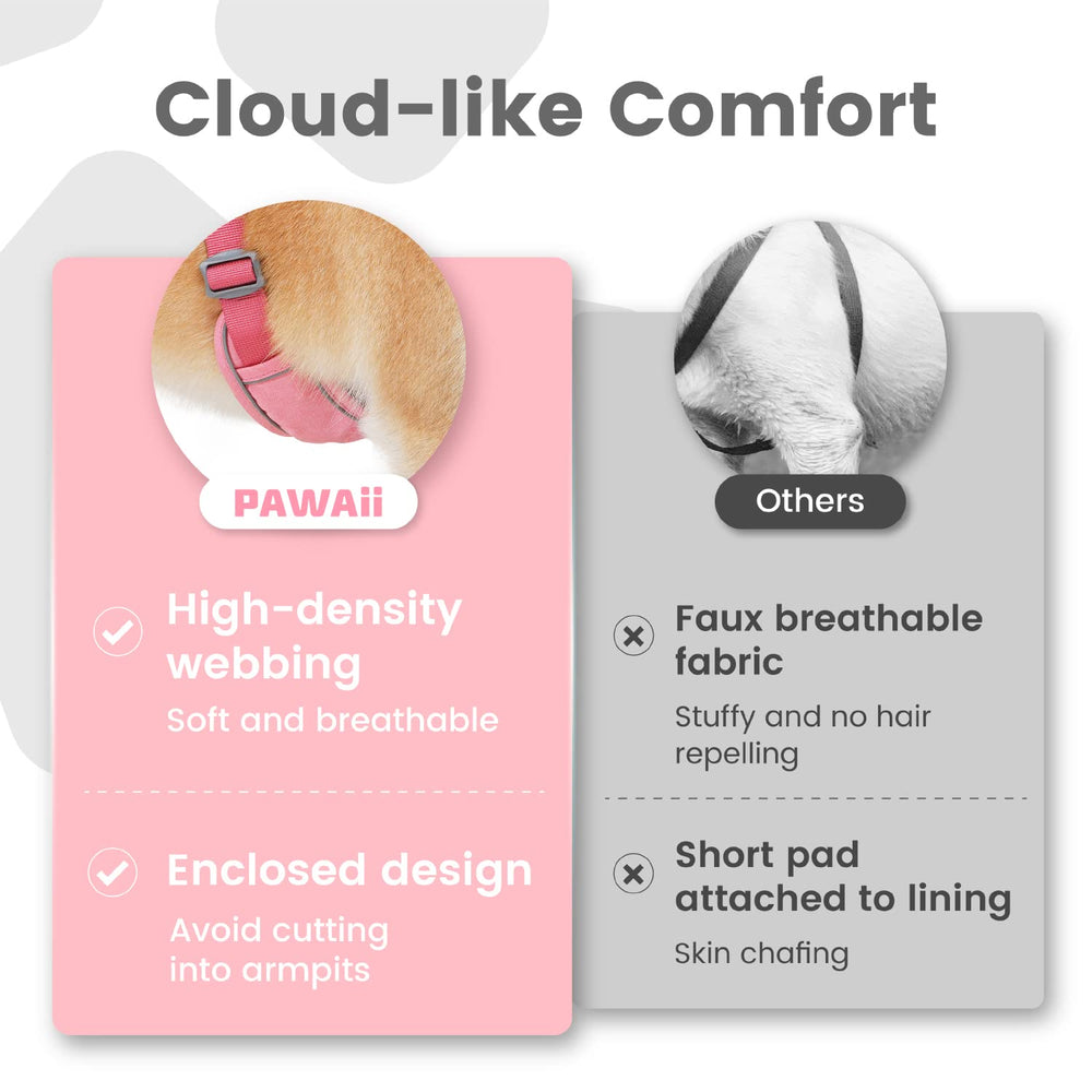 Pawaii adjustable straps and durable webbing for secure fit