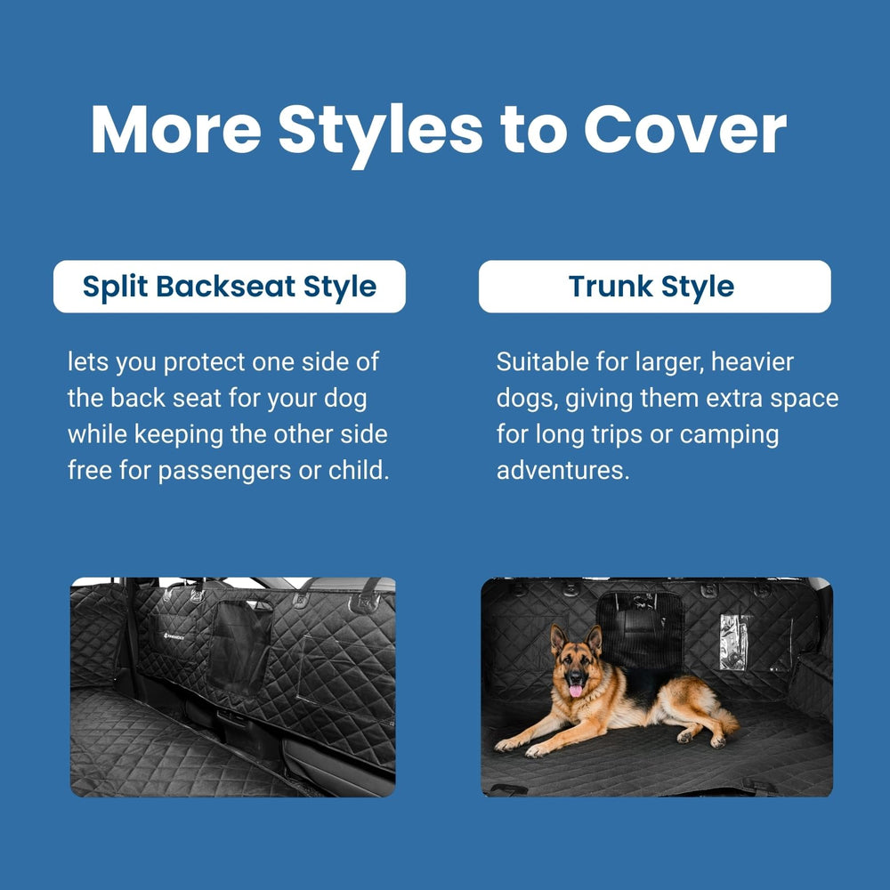 Pawander travel-ready dog seat cover for road trips and outdoor outings