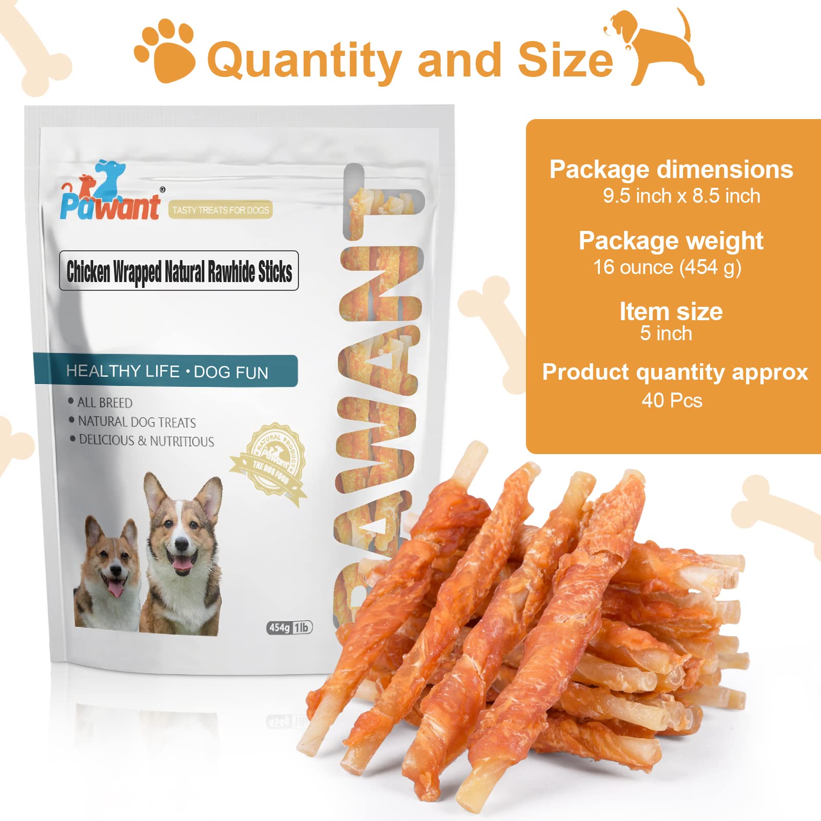 Pawant storage freshness rawhide pack image showing proper storage