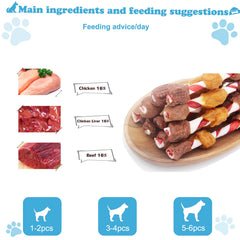 Pawant Triple Flavored Kabob chicken liver beef mix, protein-rich flavor combo for dogs
