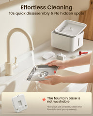 Pawccoli stainless-steel tray close-up emphasizes durable, easy-to-clean surface.
