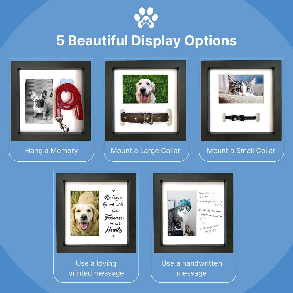 PAWCEPTIVE pet keepsake hanger adds a cherished memory to the display