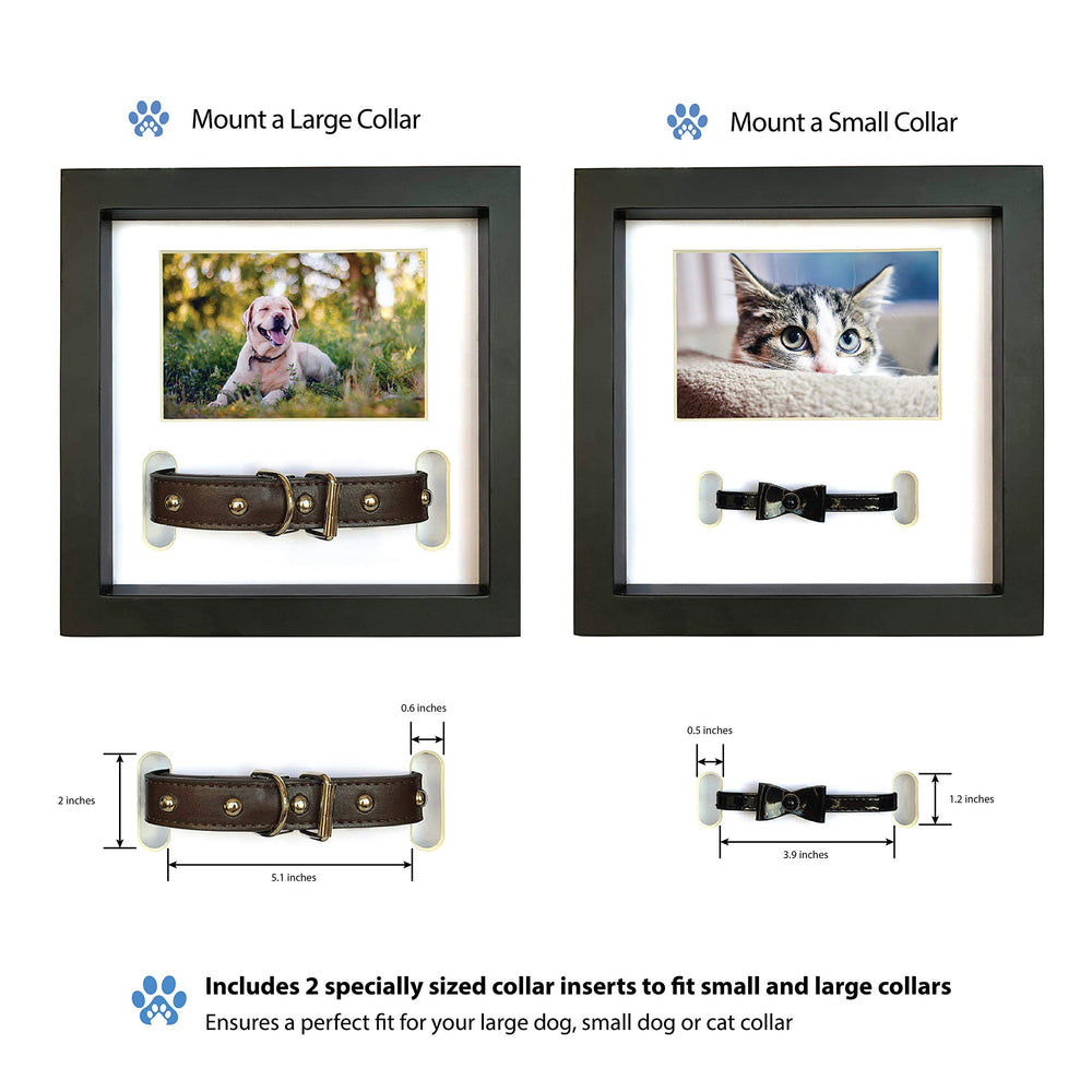 PAWCEPTIVE printed photo with message display for personalized remembrance
