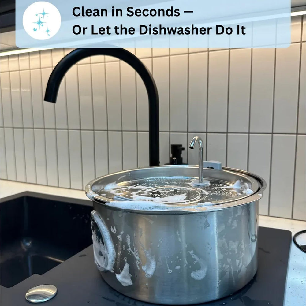 Pawdrate timer mode dispenses fresh water every ten minutes.