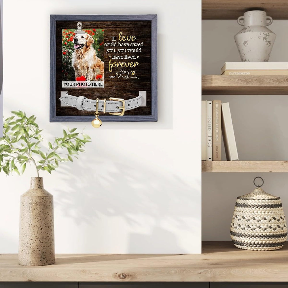 Pawfect House in loving memory frame provides a respectful tribute for dogs.