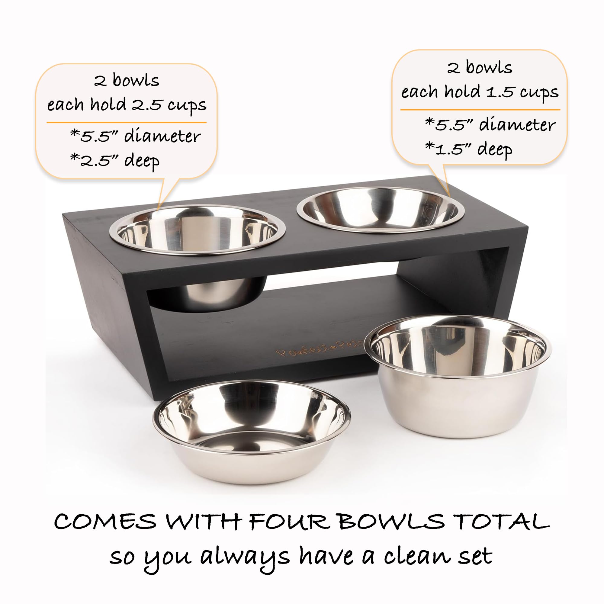 Pawfect Pets clean-meals-mess-free setup reduces spill risk during meals
