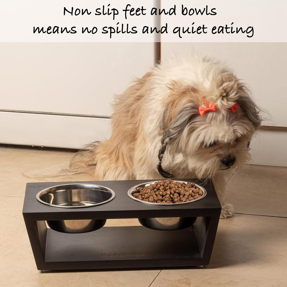 Pawfect Pets elevated dog bowls sturdy base supports reliable feeding sessions
