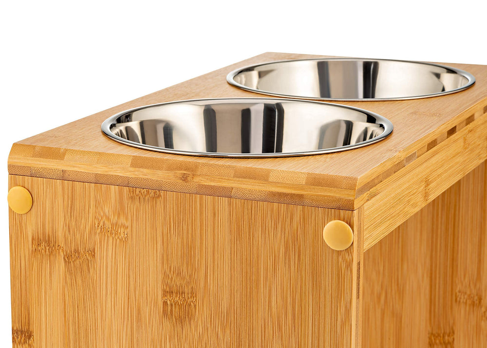 Pawfect Pets modern elevated feeder blends with home décor