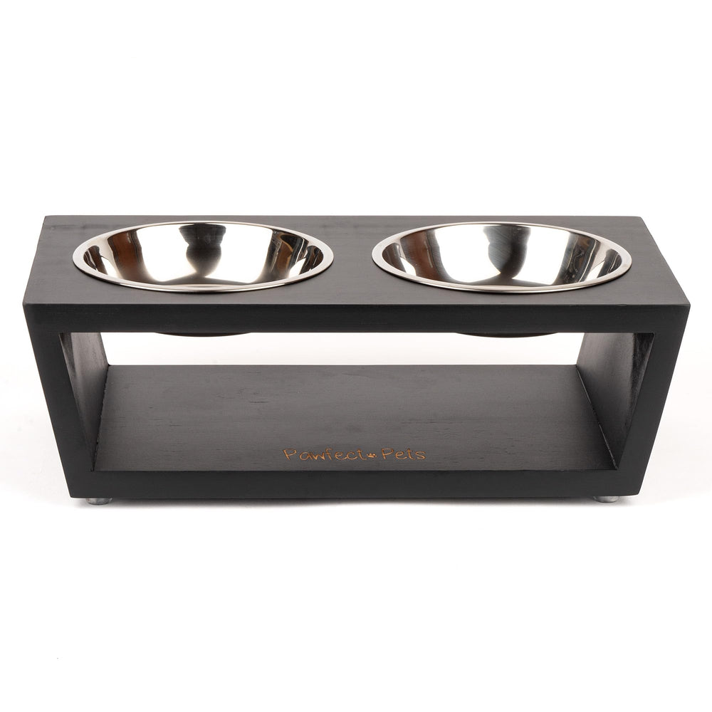 Pawfect Pets small-dog dining setup promotes comfortable posture and easy access