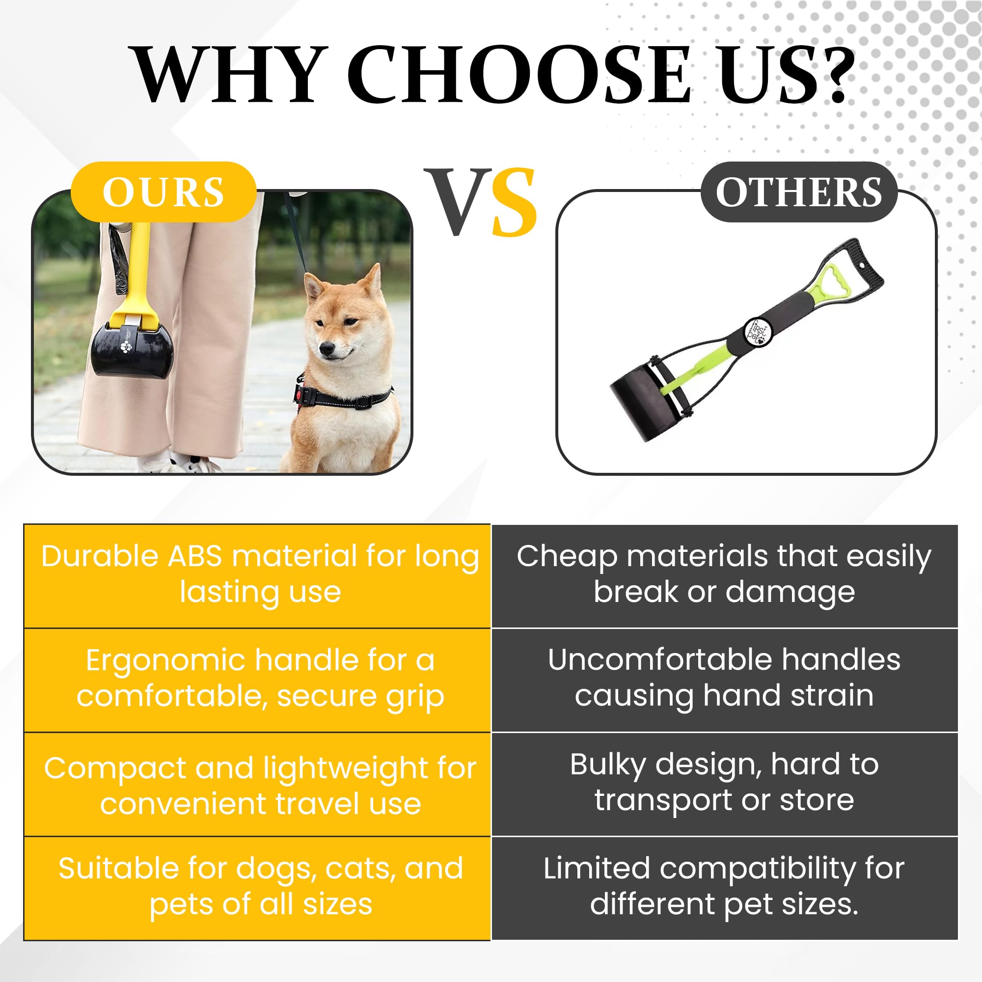 Pawfect Pups eco-friendly material helps you recycle responsibly while cleaning.