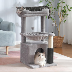 Pawfessor cat tree 32in base stand provides a stable perch for indoor cats.