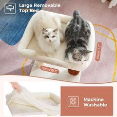 Pawfessor cat tree tower lower self-groomer for gentle massages.