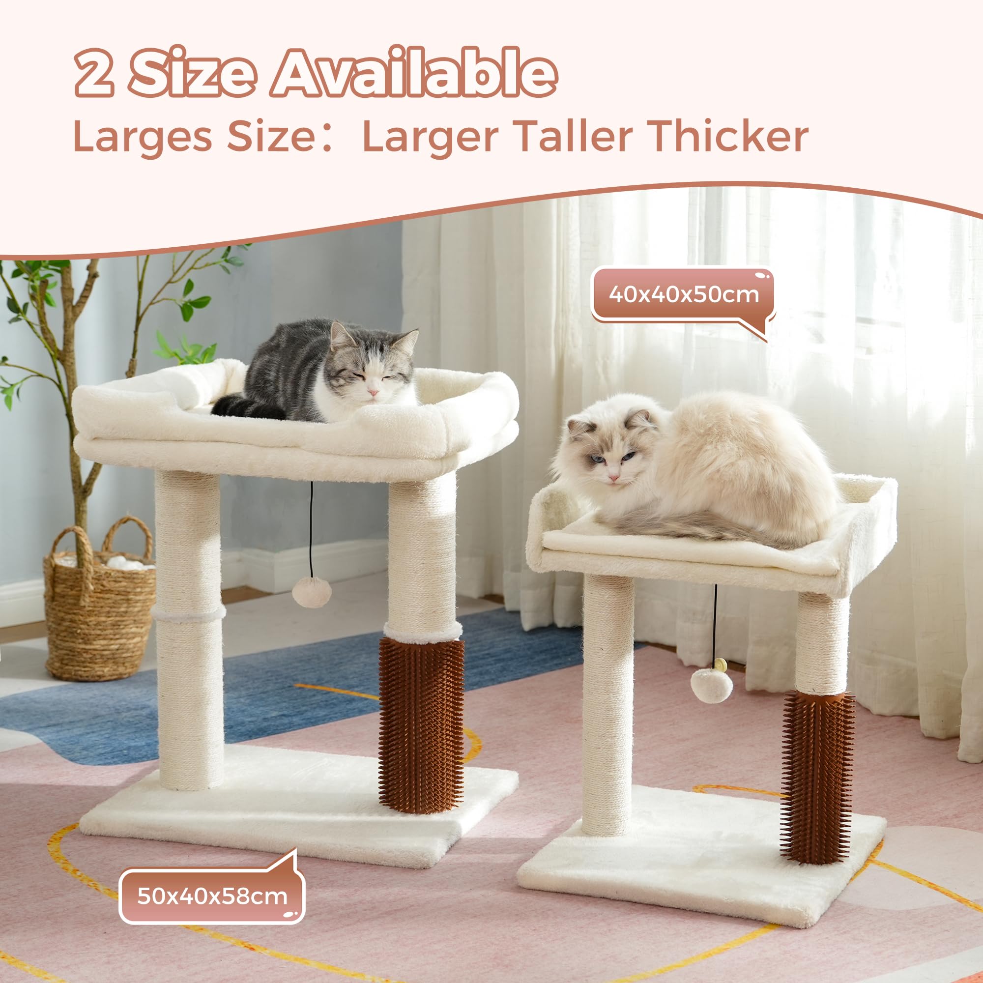 Pawfessor cat tree tower removable cover simplifies cleaning.