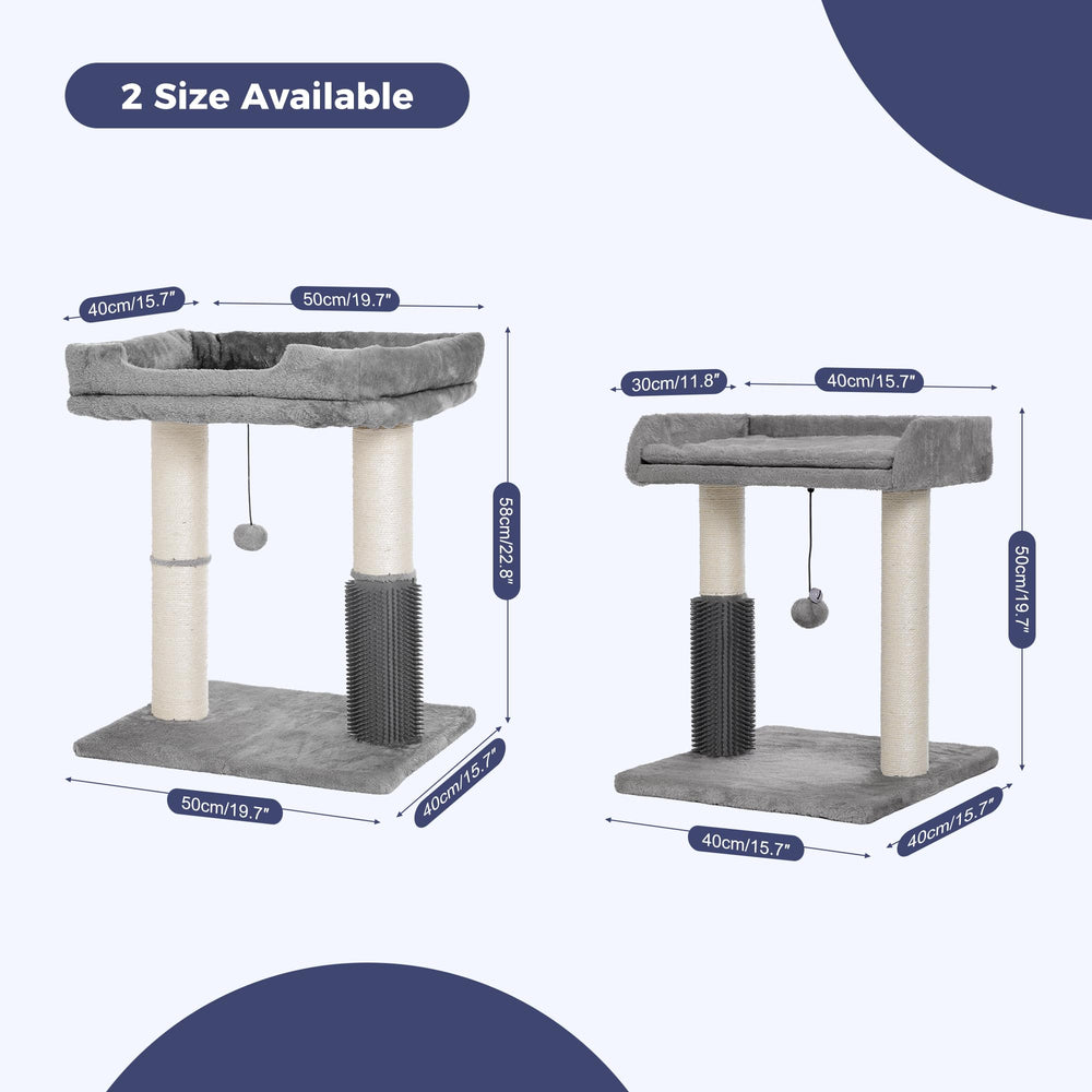 Pawfessor thick sisal post 4-5 diameter supports heavy scratching and stability.