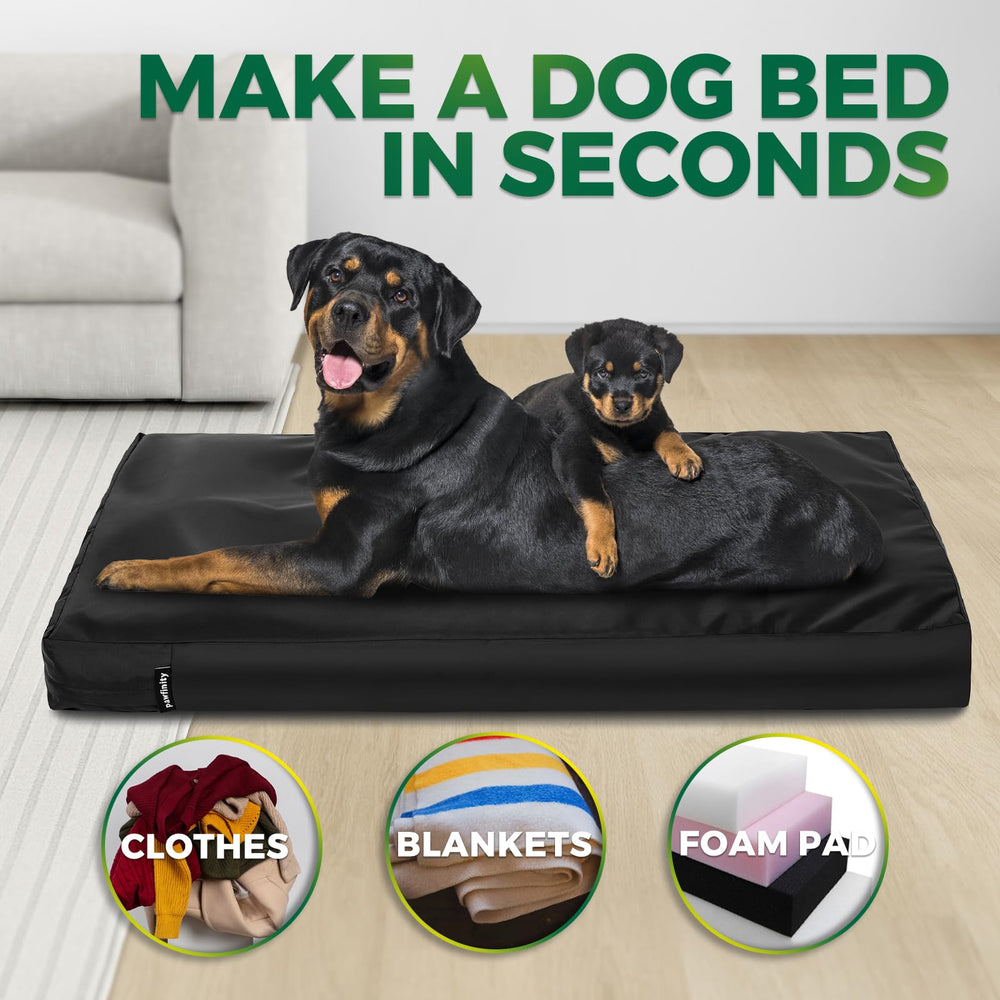 PAWFINITY durable fabric resists tears from paws and claws during play.