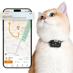 Pawfit Lite cat tracker ultra-small design with real-time location updates