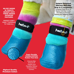 PawFlex adjustable strap ensures a secure fit without twisting during walks.