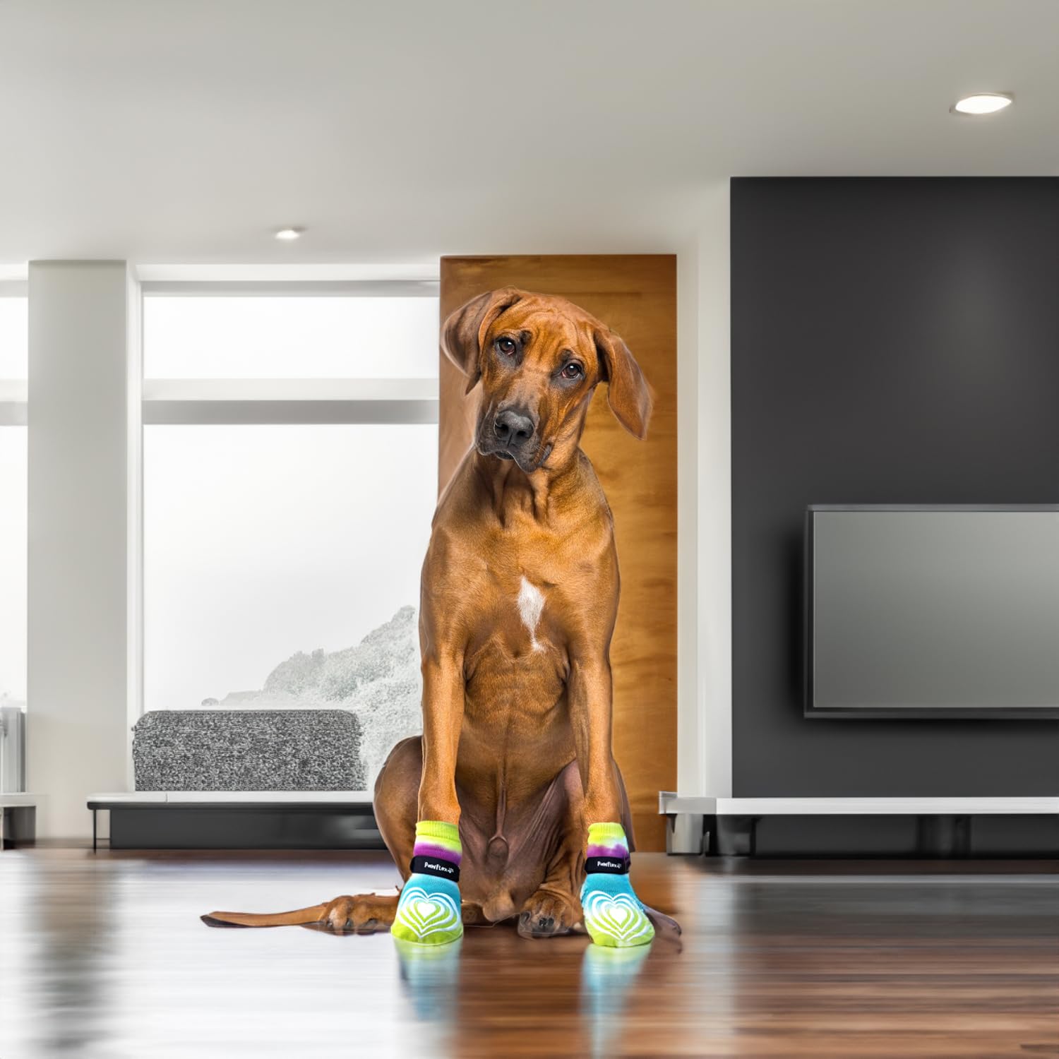PawFlex Comfy Pawz soft cotton material offers breathable comfort for daily wear.