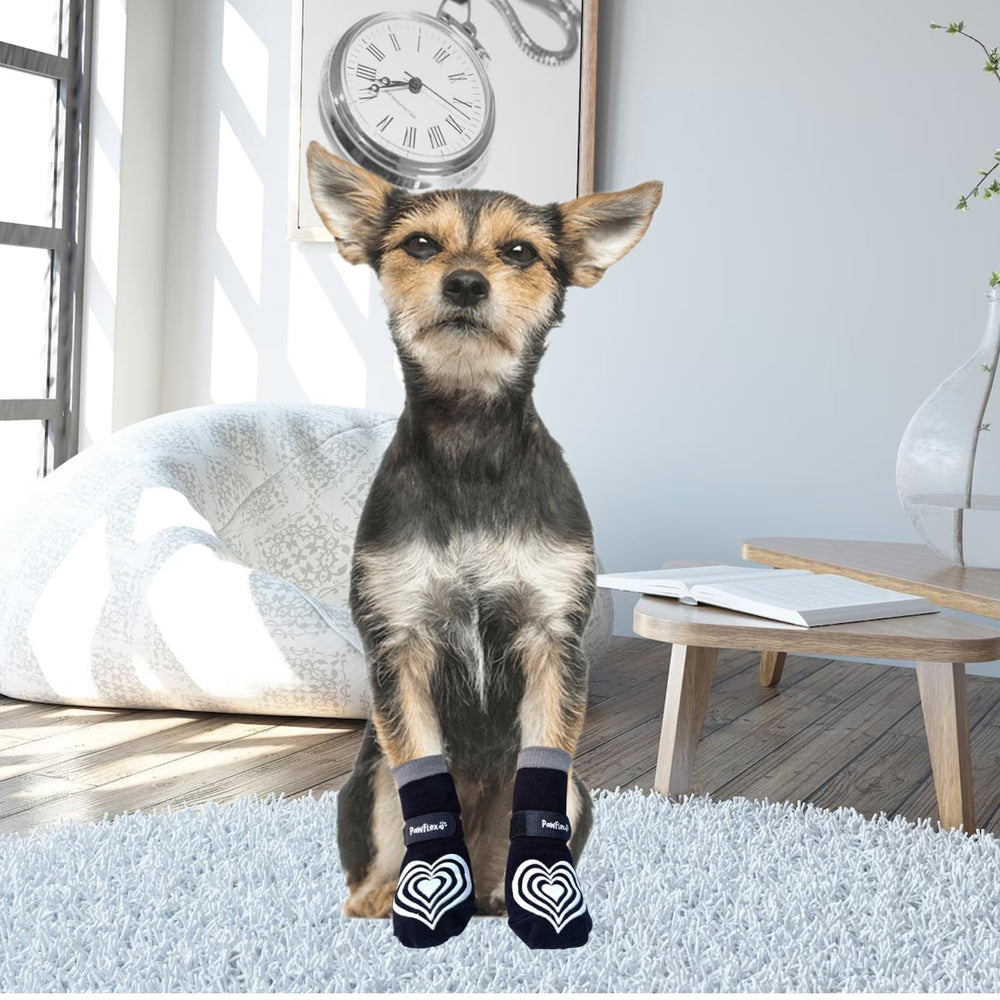 PawFlex dog socks no adhesives twist-free wear for peaceful paw protection
