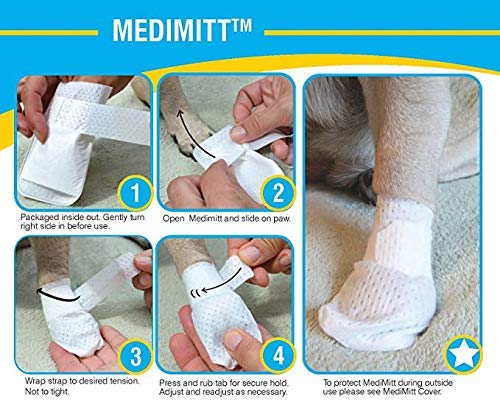 PawFlex Medimitt disposable yet durable bandage for multiple uses.