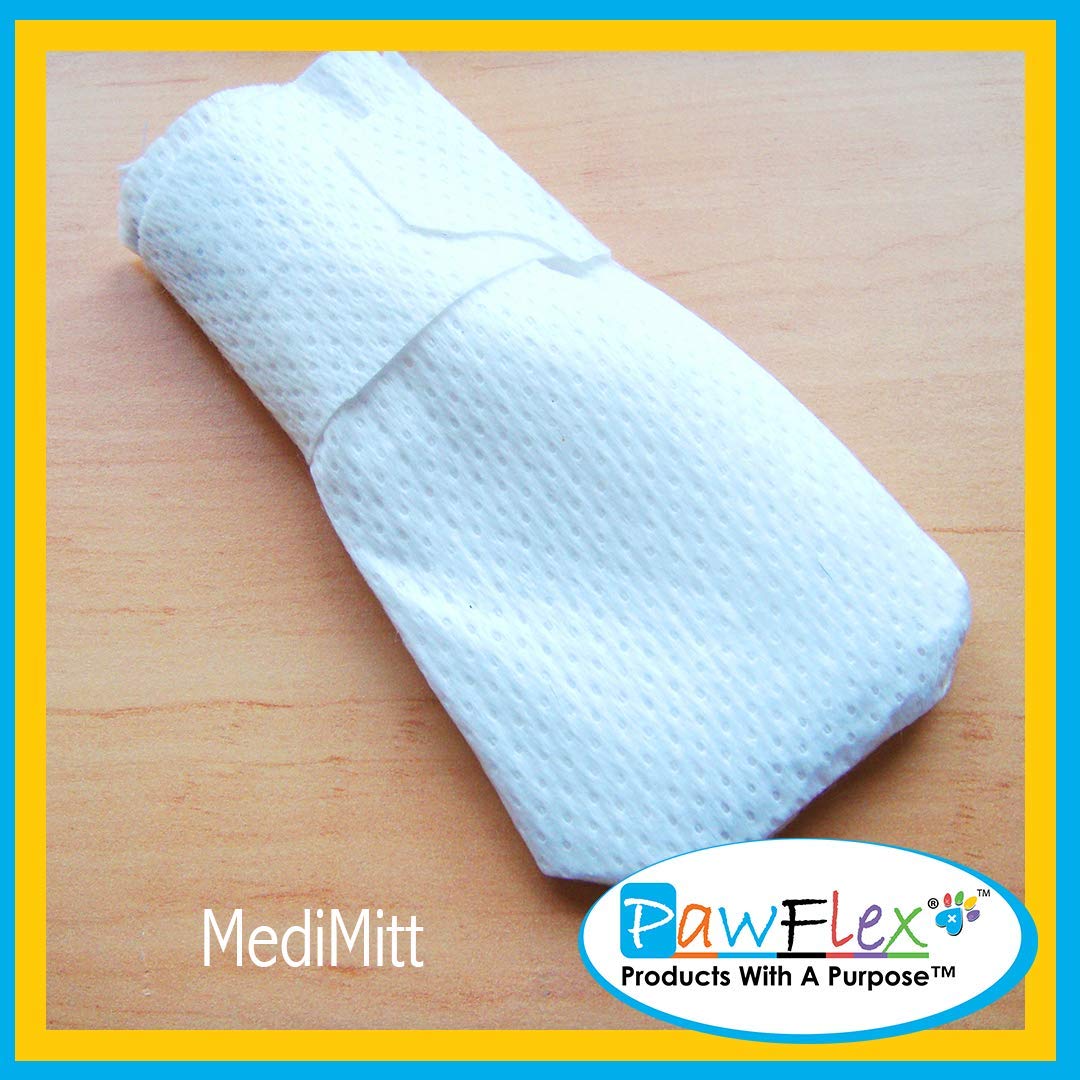 PawFlex Medimitt water-resistant stretch illustrating durable, washable coverage