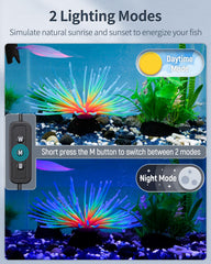 Pawfly 14W brightness levels allow precise white/blue control.