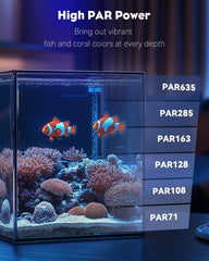 Pawfly honeycomb lens concentrates light for efficient, uniform tank illumination.