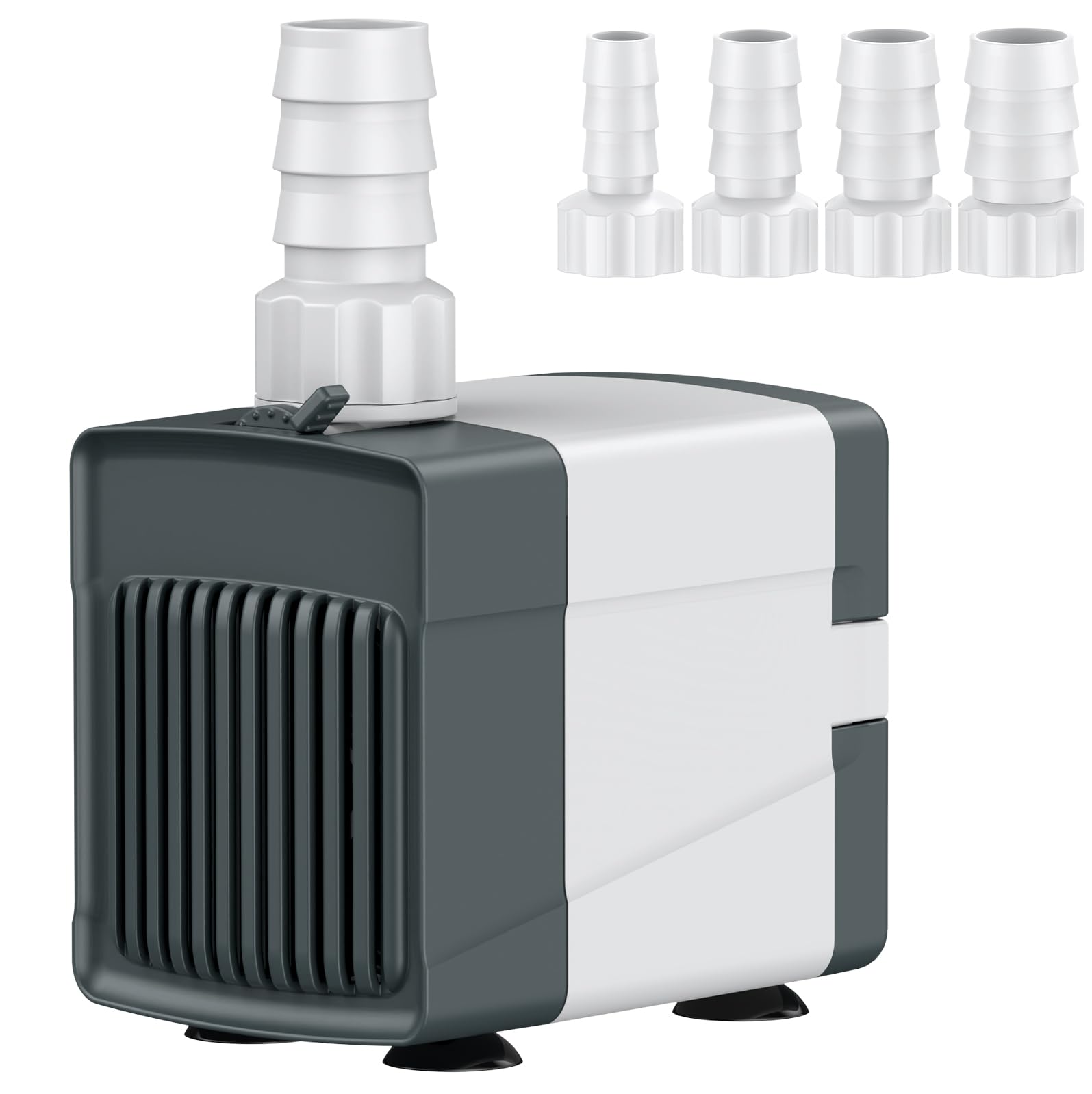 Pawfly 210GPH package view shows compact pump for 20-50 gallon tanks.