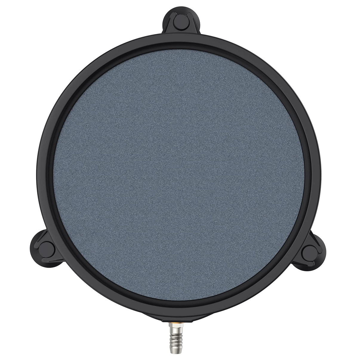 Pawfly aquarium 8-inch air stone disc diffuser in action delivering dense bubbles for strong water aeration.