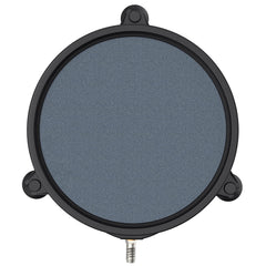 Pawfly aquarium 8-inch air stone disc diffuser in action delivering dense bubbles for strong water aeration.