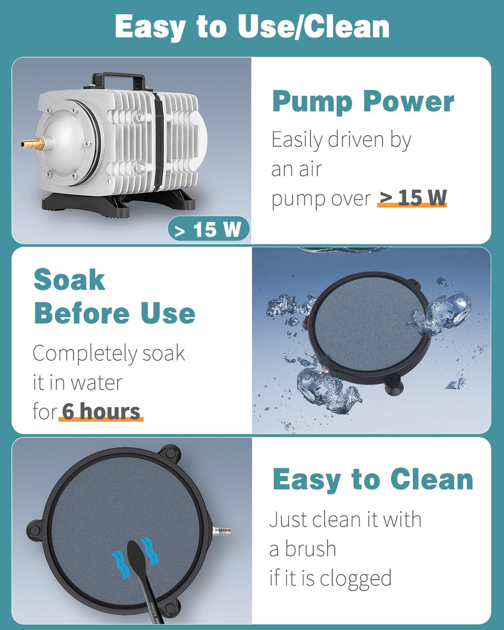 Pawfly diffuser with secure suction cups for reliable mounting in tanks.