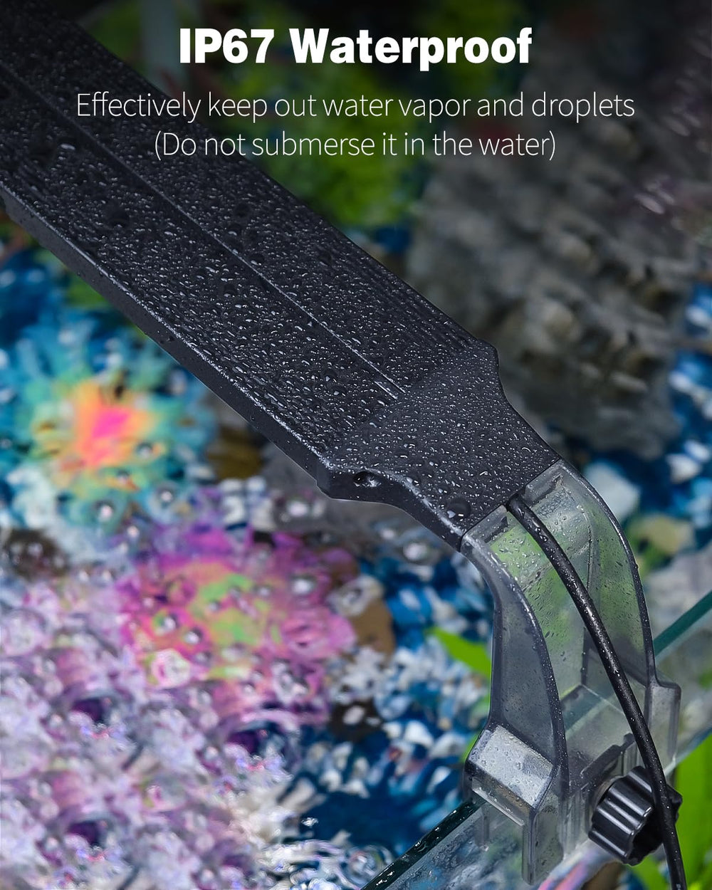 Pawfly Aquarium LED Light ETL certified adapter ensures safe and reliable power supply