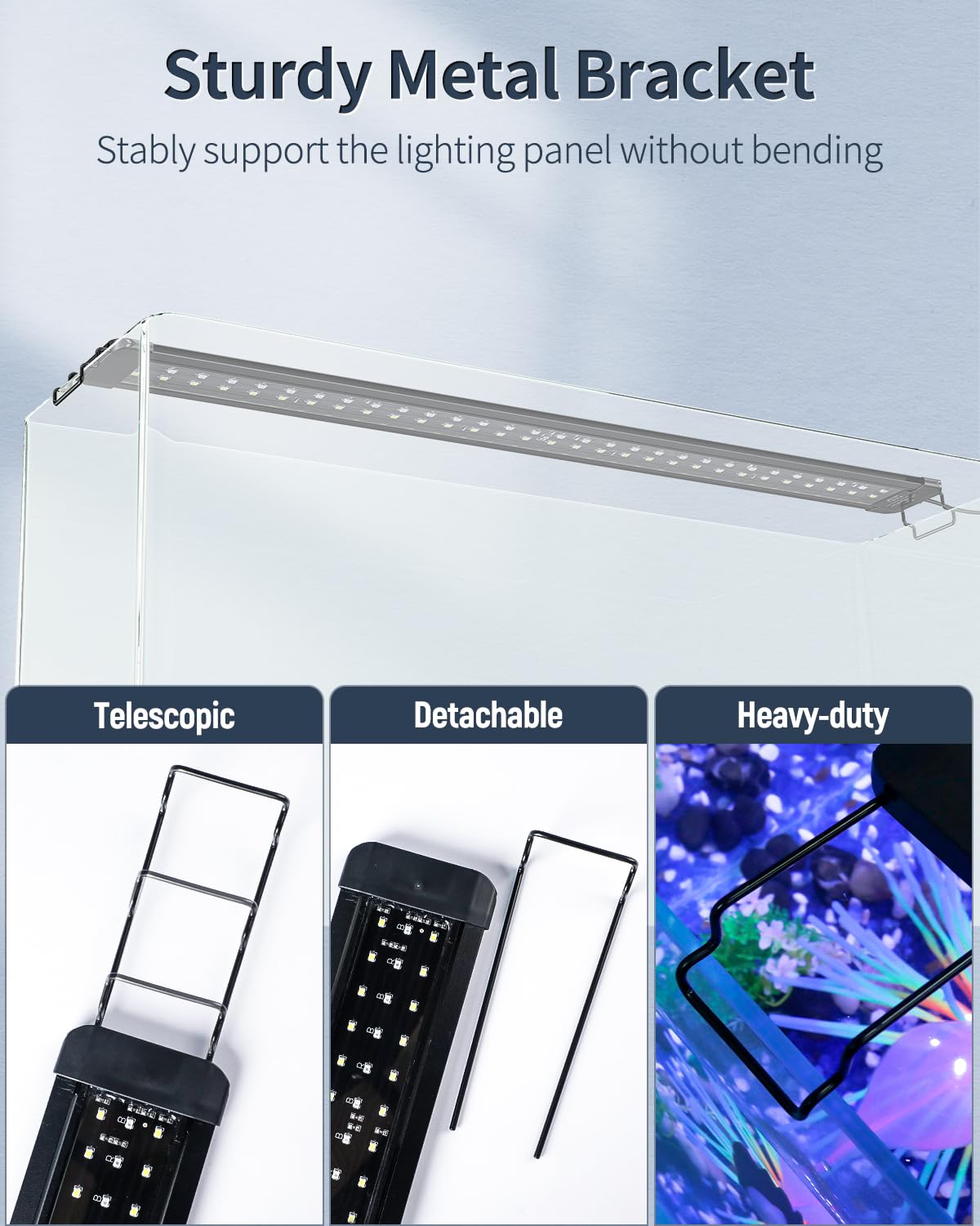 Pawfly aluminum shell aids heat dissipation for long-lasting lighting.