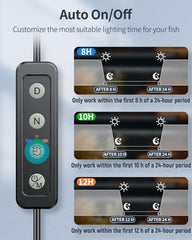 Pawfly aquarium light day mode in bright daytime viewing