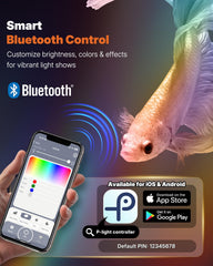 Pawfly plant-growth scene under full-spectrum lighting supports healthier aquatic plants.