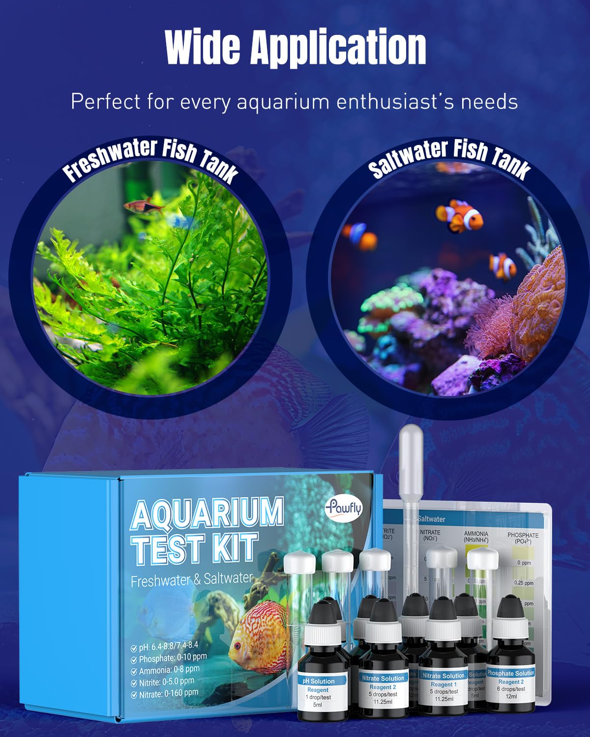 Pawfly freshwater vs saltwater usage image shows versatile testing across environments
