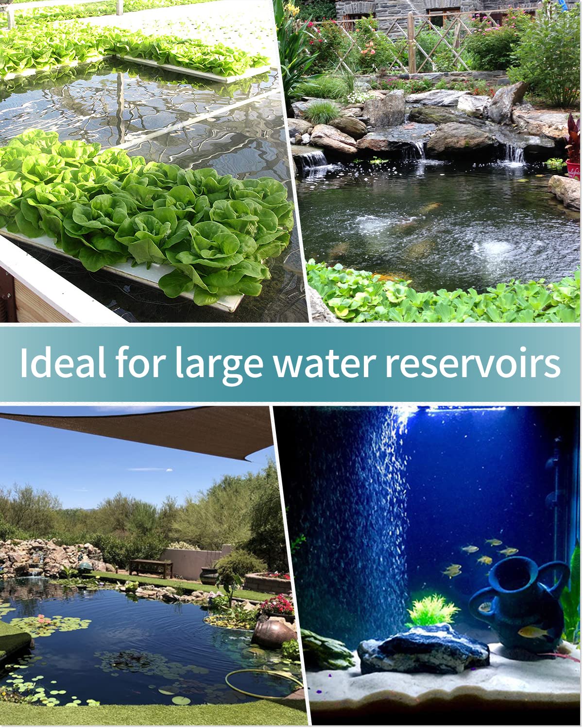 Pawfly air stone used in a large aquarium or DWC system for aeration.