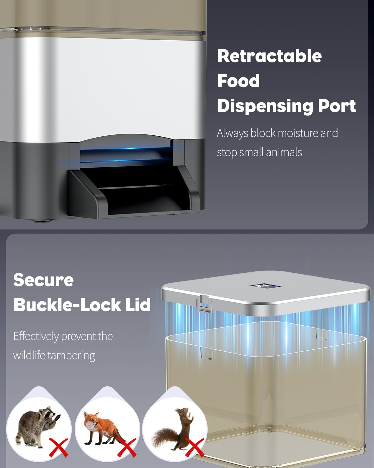 Pawfly outdoor installation demonstrating stable setup on a flat surface.