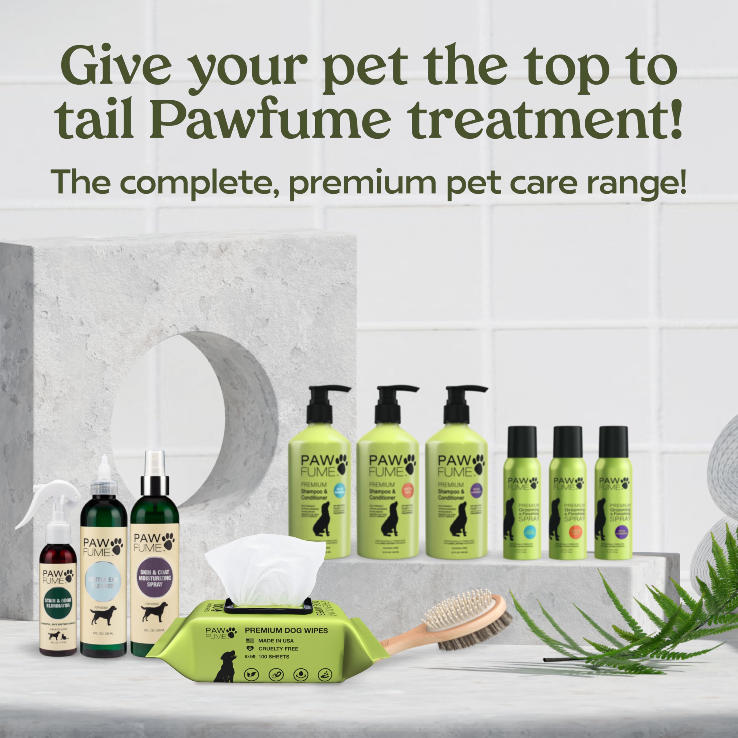 Pawfume durable plush wipes handle tough messes with lint-free finish