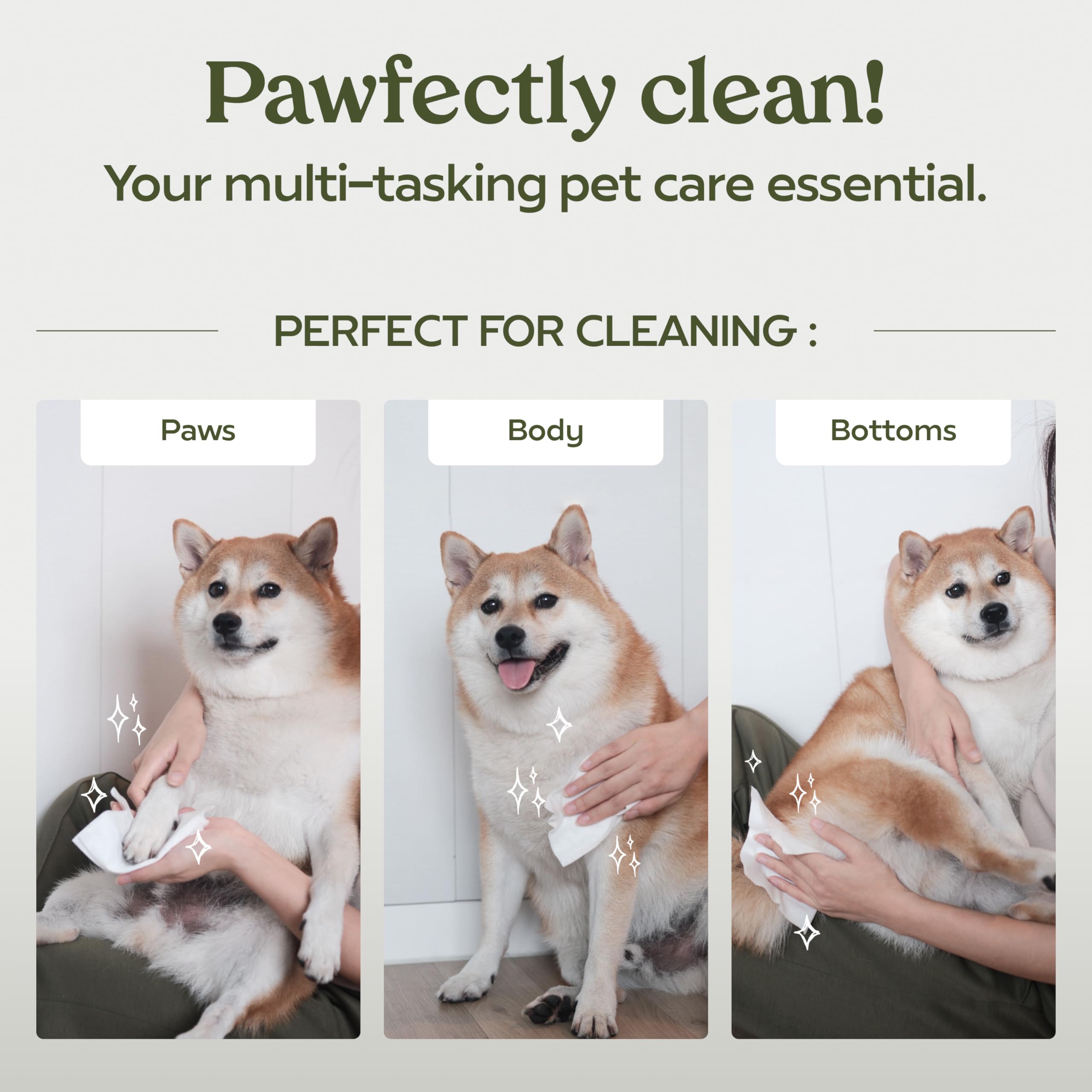 Pawfume eye wipes with moisture lock keeps eyes clean and fresh