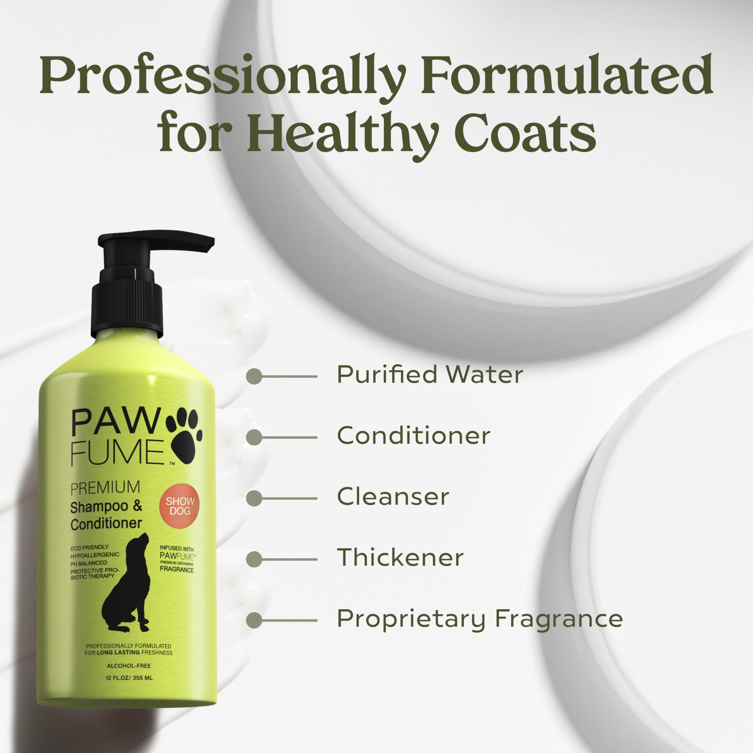 PAWFUME pelo-brillo-natural muestra pelaje brillante y saludable.