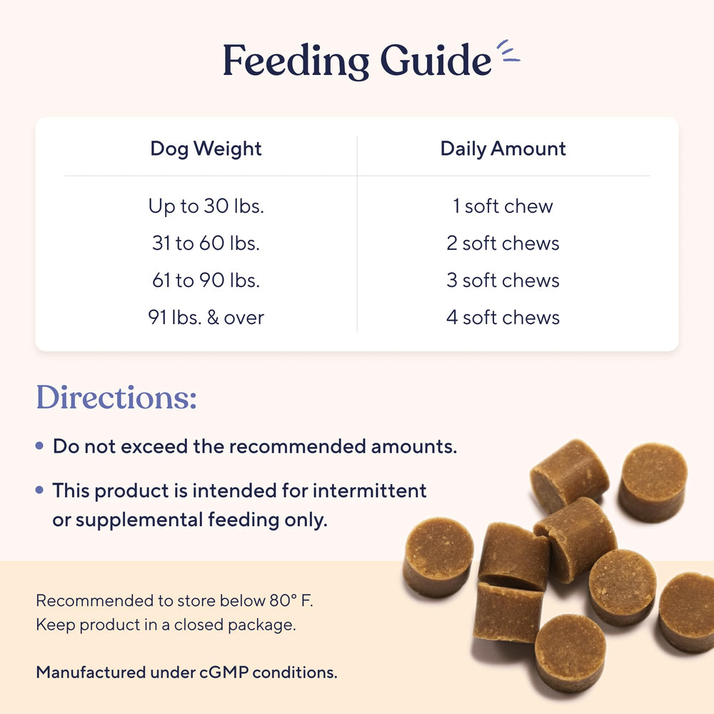 Pawfy hip and joint care supplement label communicates non-prescription support.