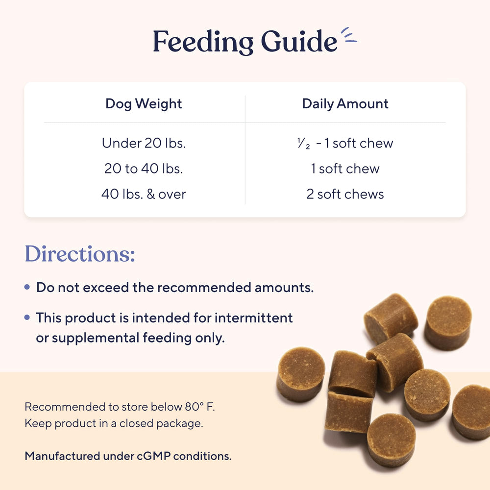 Pawfy Probiotics dog chews in a bowl ready-to-serve.