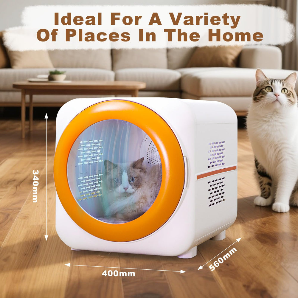 PawGalaxy Pet Dryer Box child lock safety prevents pets entering