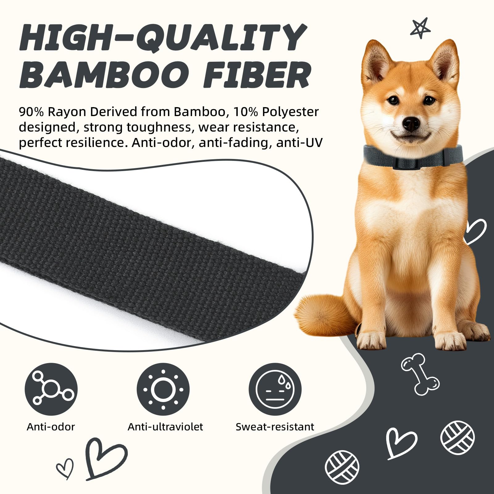 PawHuggies bamboo-rayon fabric close-up highlighting hypoallergenic touch for sensitive skin