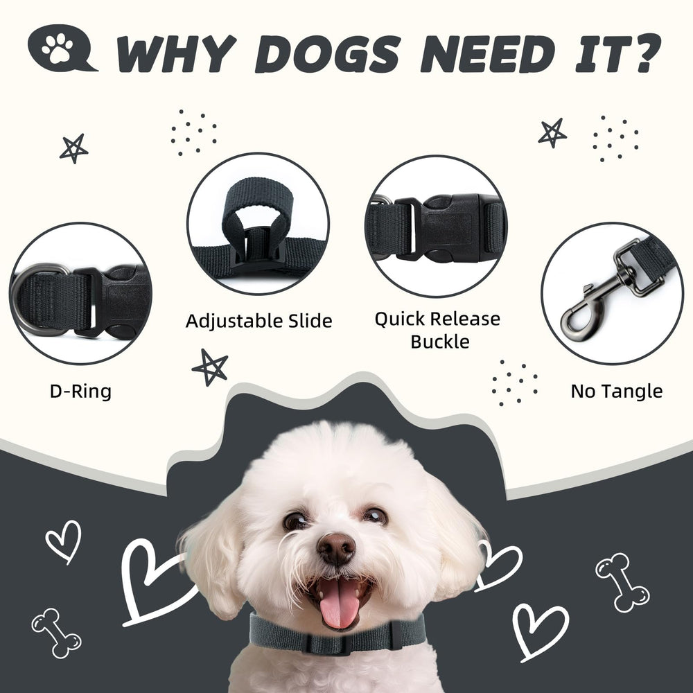 PawHuggies dark grey dog leash close-up ideal for everyday adventures