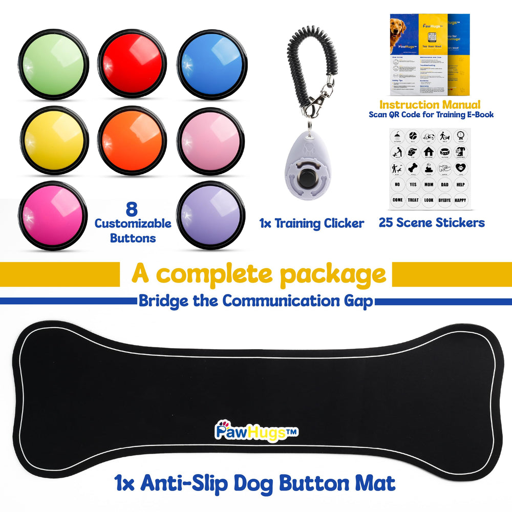 PAWHUGS customizable stickers for personalized command labels